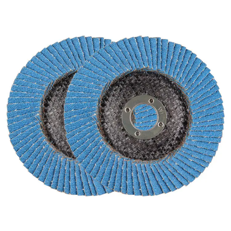 Abrasive Zirconium Aluminium Grit Flexible Flap Disc for Weld Grinding Demurring Rust or Paint Removal and Feathering