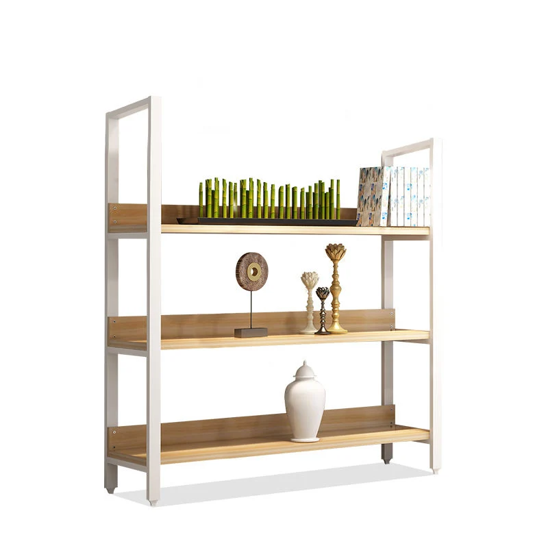 Modern Style Industrial Style Bookcase and Book Shelves Vintage Wood tube Bookshelf