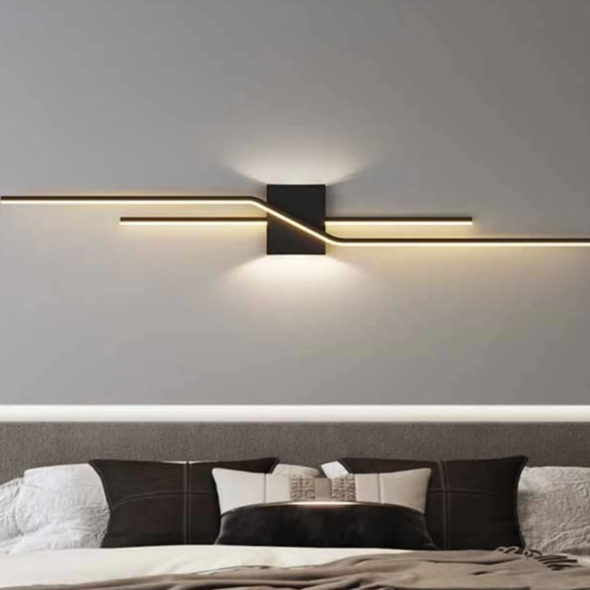 Wall Sconces Modern for Bedroom Gold Bedside Living Lamp Pack Fixture Light Lights Black Room Lamps Lighting Sconce Wall Sconces