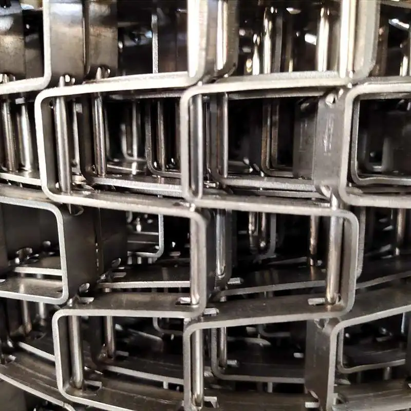 Net surface smooth not easy to deform stable operation food production line metal conveyor belt