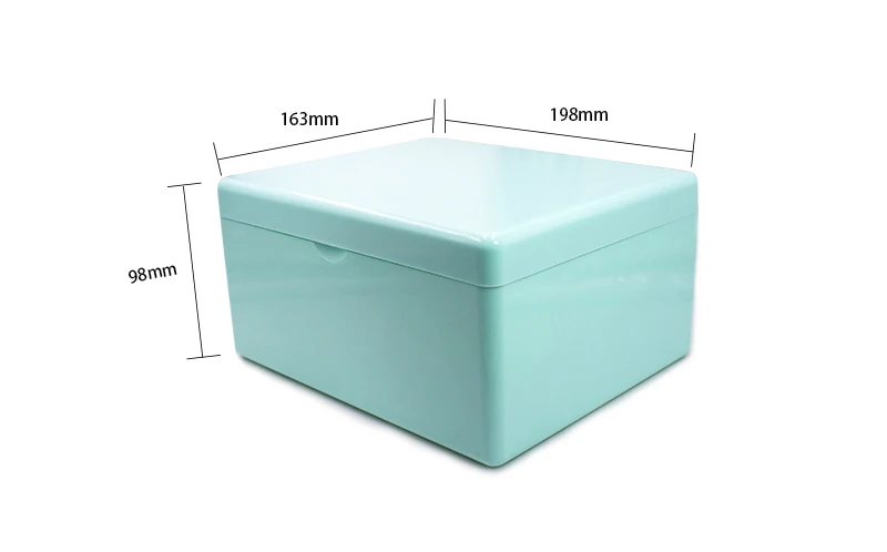 Newly designed hot-selling color cosmetics large storage box with mirror storage contact lens case cosmetics