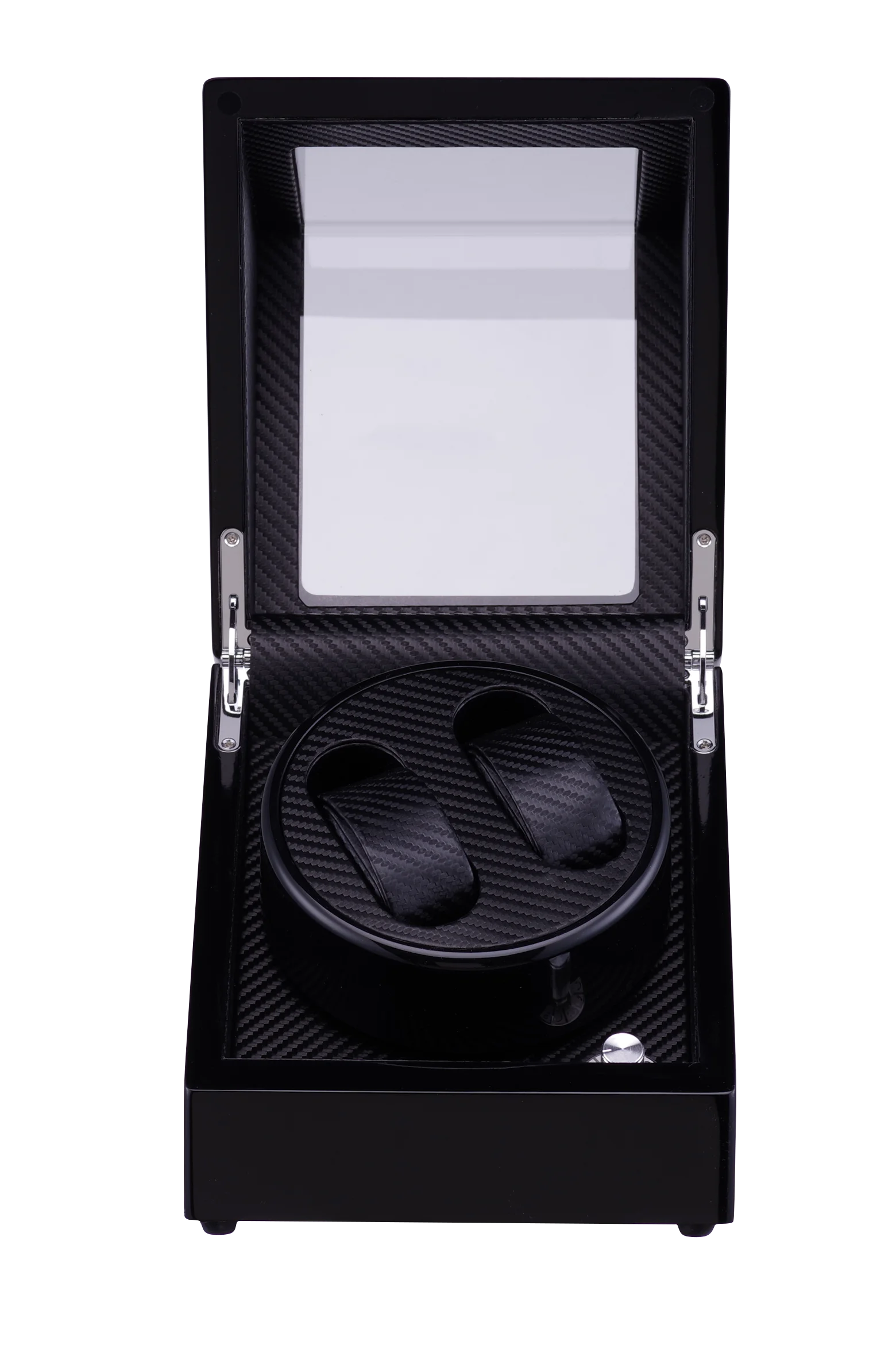 Wooden Automatic watch winder box case safe watch shaker  4 mode direction control 2 slot with open-stop,AC/BATTERY drive