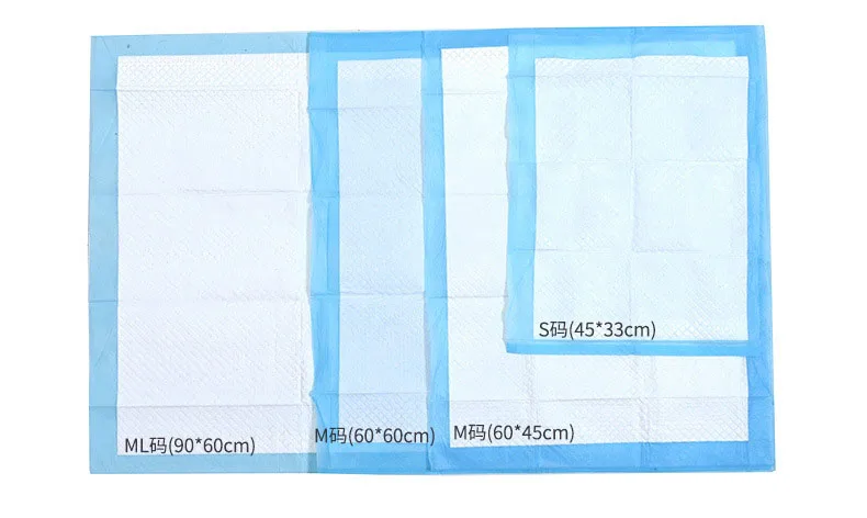 OEM customized adult underpad with super absorbency free sample nursing care pad