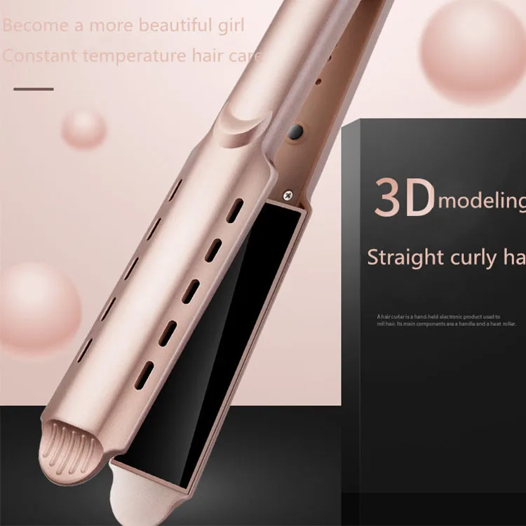 Электрический утюжок для волос, Классический Профессиональный Выпрямитель для волос с быстрым нагревом, керамика, паровой салон