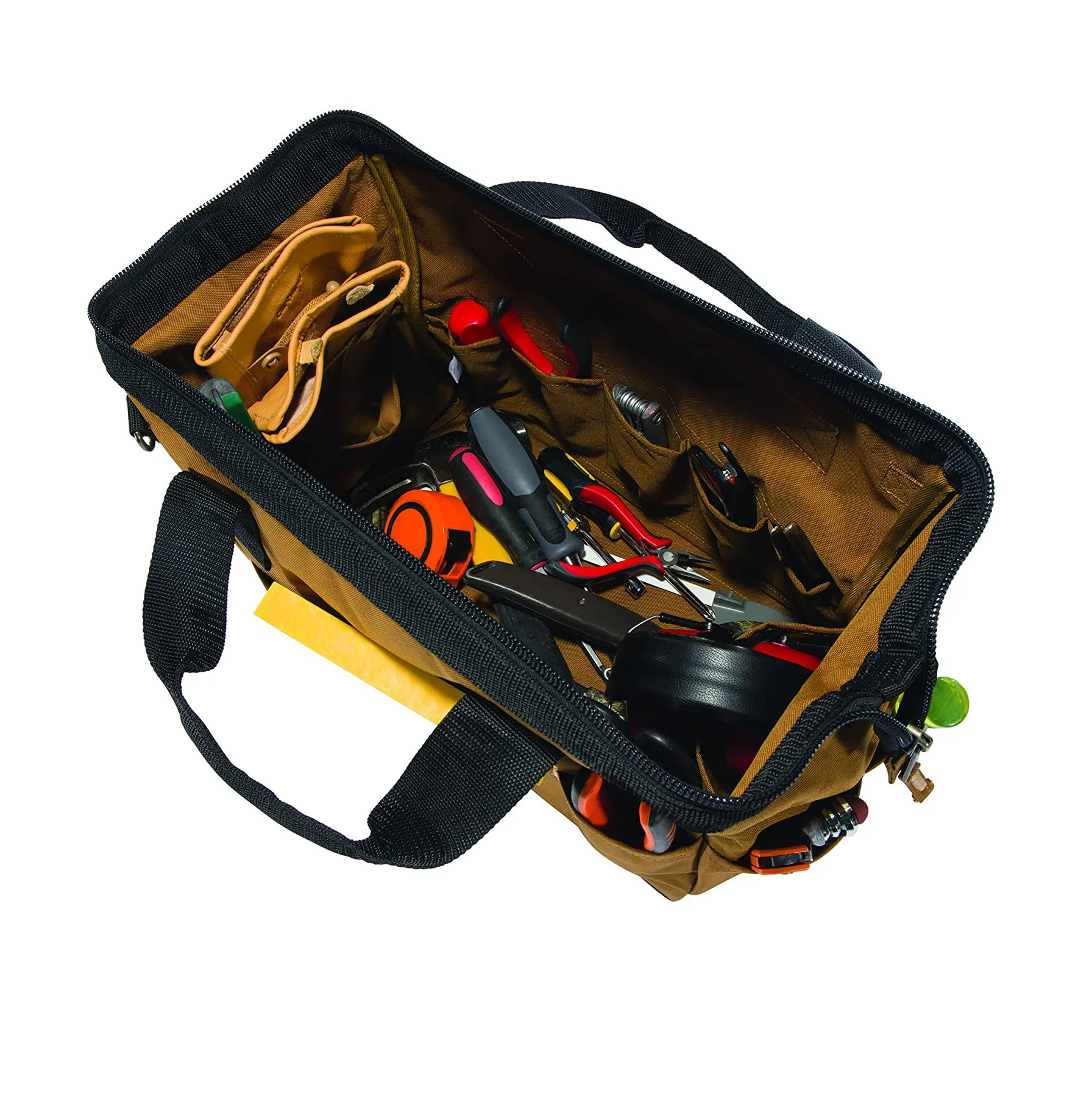 2023 Hot Sale Large Compartment Electrician Tool Bag Leather and Polyester Shoulder Bag with Customized Logo OEM ODM Supported