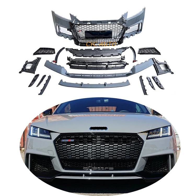 Front bumper parts MK3 Upgrade to RS High style TTRS BODYKIT for Audi TT 2015 2016 2017 2018 2019+