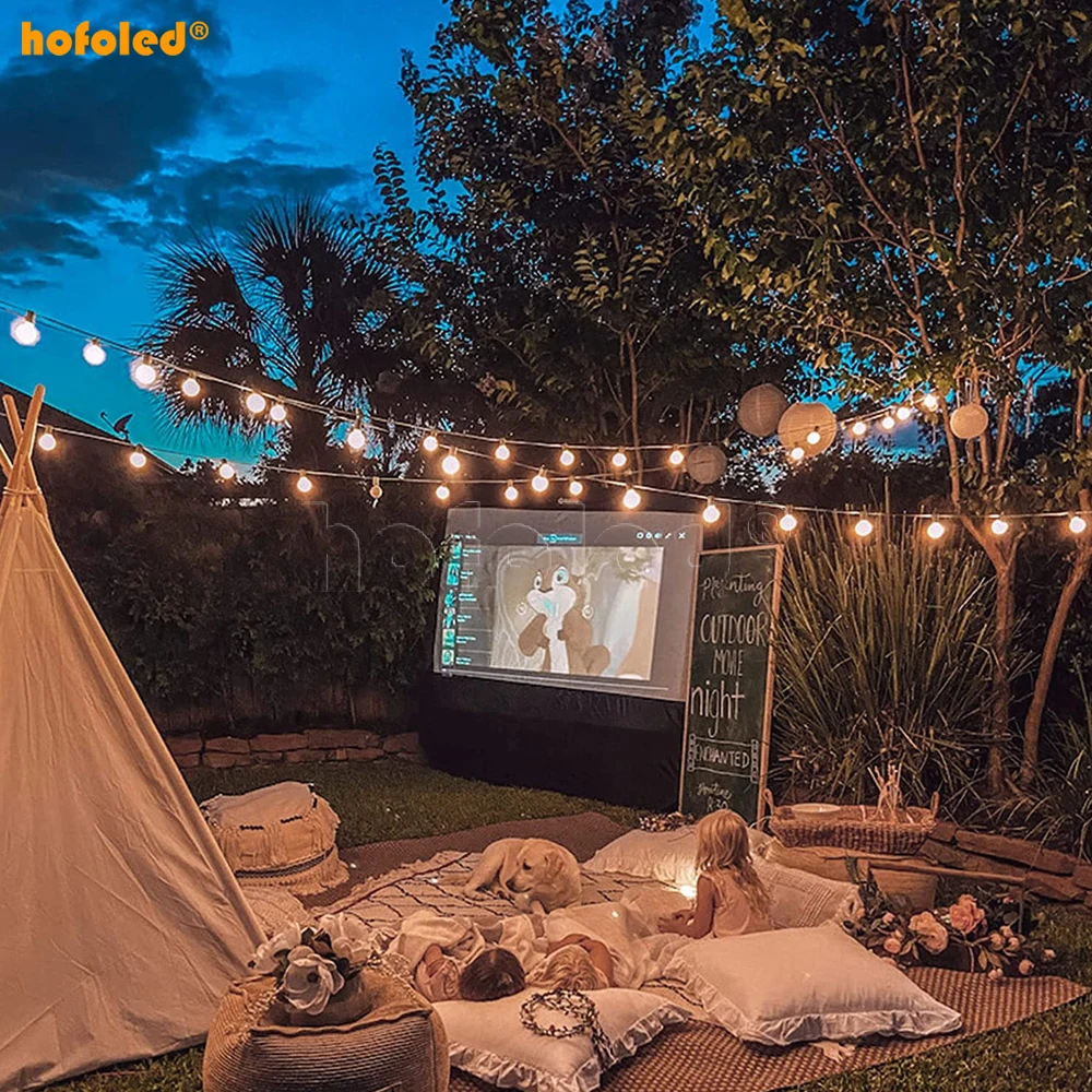 Wholesale Price Decoration Luces Led Holiday Lighting G40 Bulbs Outdoor Christmas LED String Light