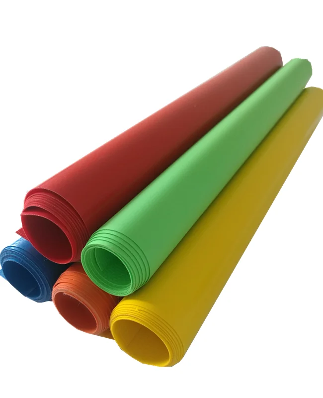 Outdoor Multicolor knife coated PVC inflatable fabric tarpaulin for frame swimming Pool