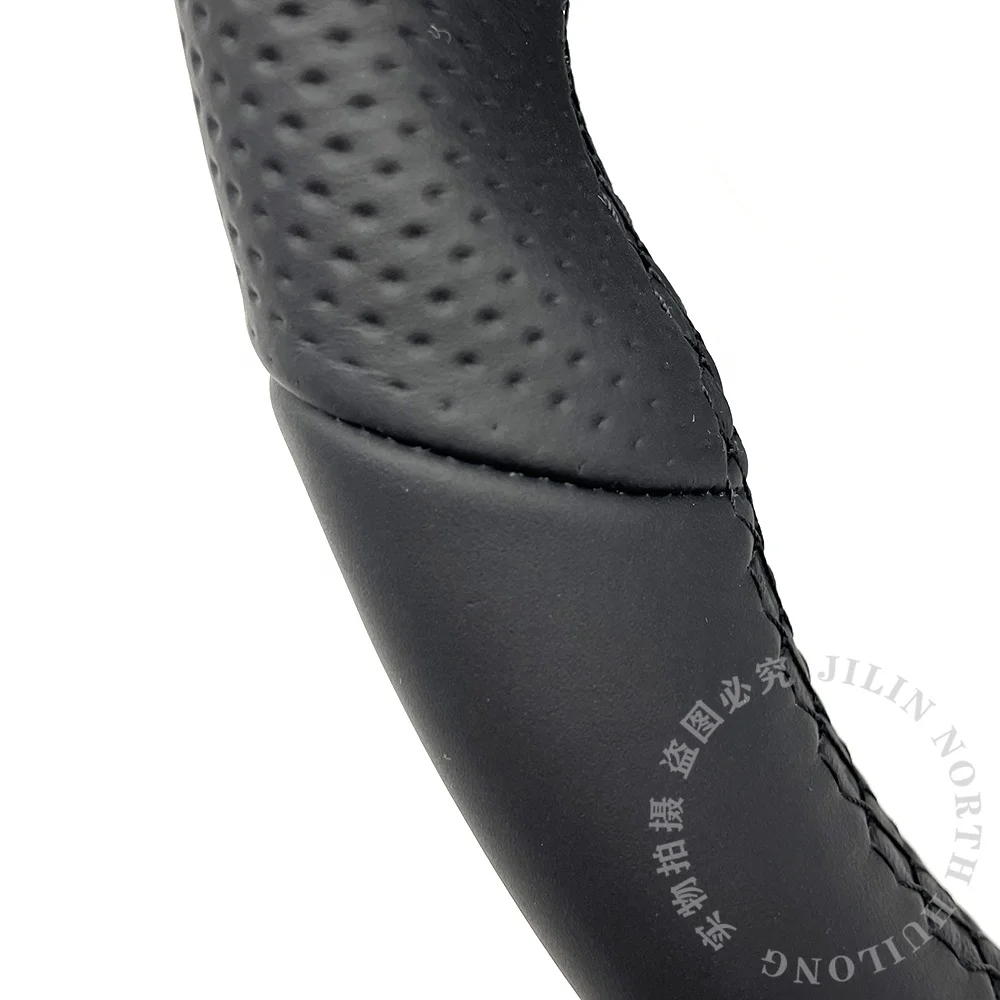 Customize Leather Perforated Leather Paddle Shifter Steering Wheel For Mercedes Benz