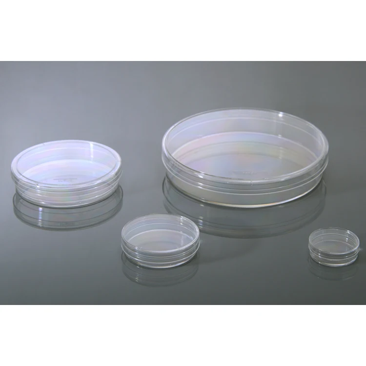 laboratory equipment 100 mm Cell Culture Dish TC Sterile Disposable Transparent Cell Culture Dishes
