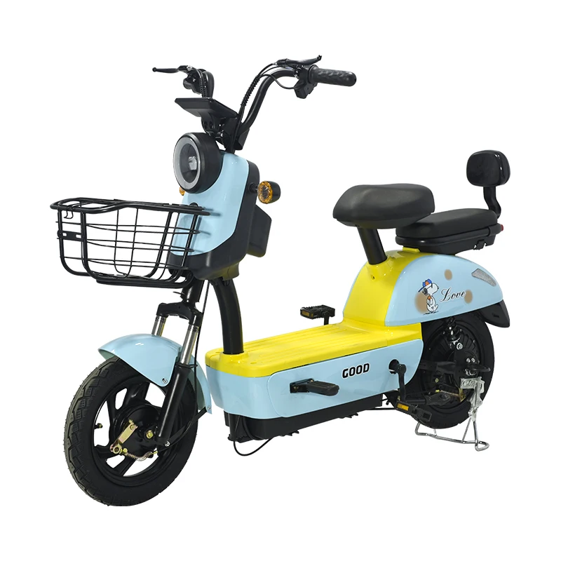 Electric Motorcycle Custom 500W 48V 12Ah Customize Motorcycle Delivery With Removable Battery