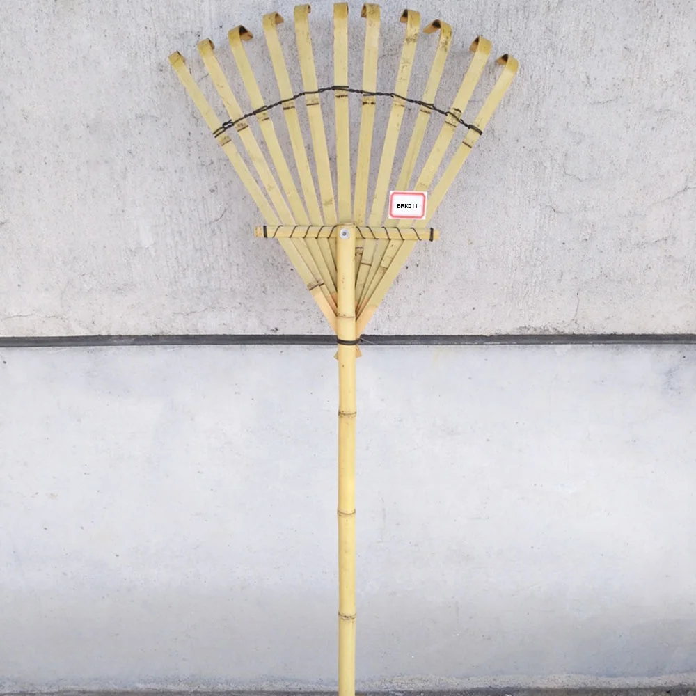 Природные ресурсы, экологически чистые, 11 зубьев, бамбуковые грабли для сада