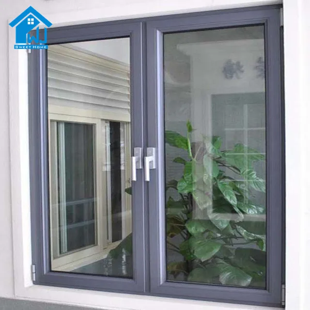 Australia standard aluminum french windows and door casement window for house installation with single/double glazed