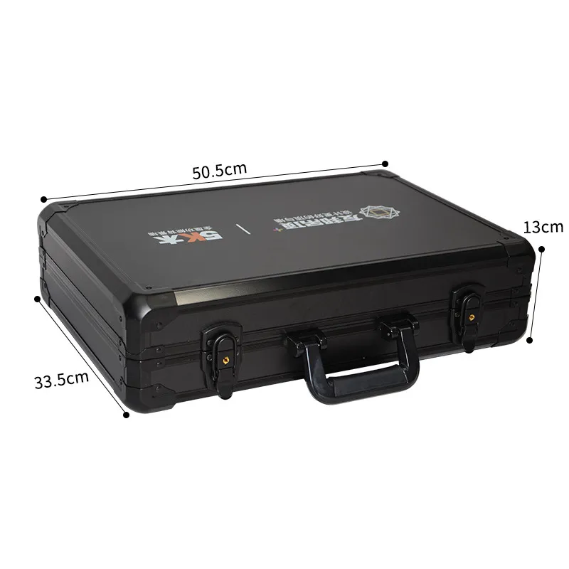 Black portable Aluminum frame truck toolbox Aluminium Storage Case With EVA/PE Lining and egg foam