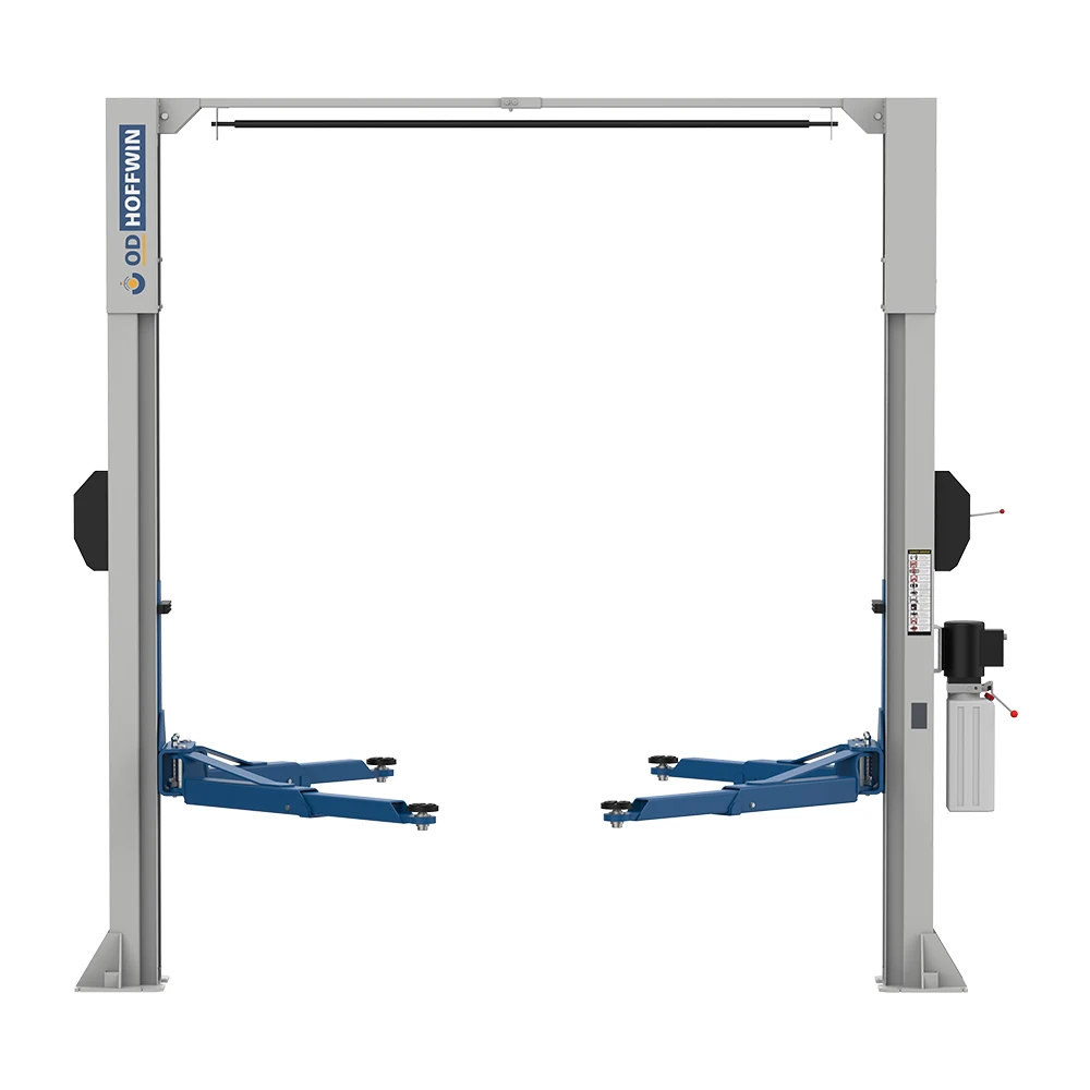 SCS4.5S 4500KG Capacity 2-Post Car Lift Double Column with Dual side Manual Lock Release Automobile Elevator for Parking Garage