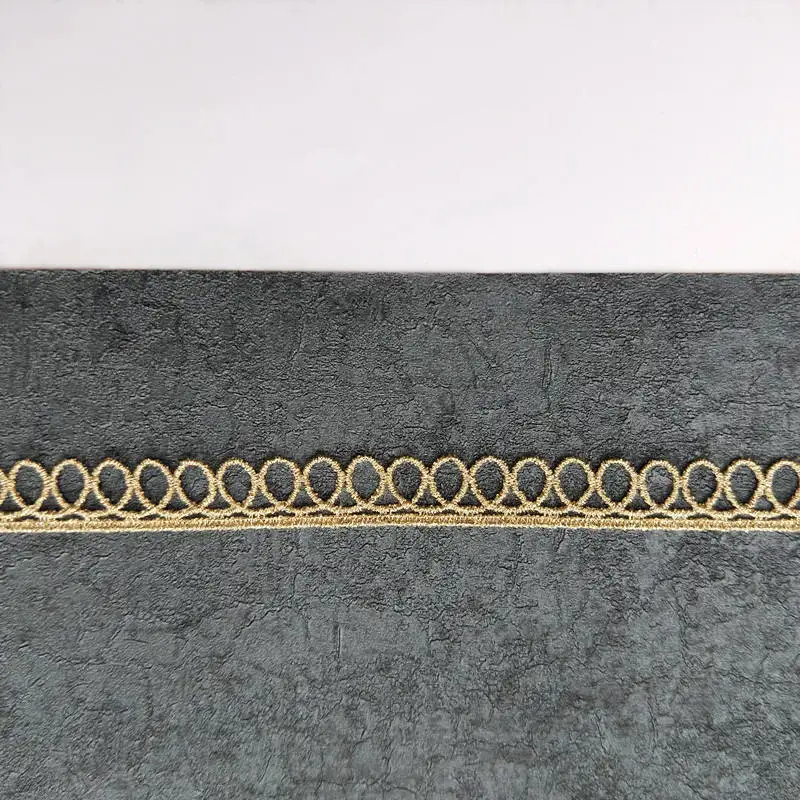 High quality 1.5-3cm width Gold Lace Edging Ribbon Trimming with Embroidery for Lolita Clothing garment Accessories JB51-JB57