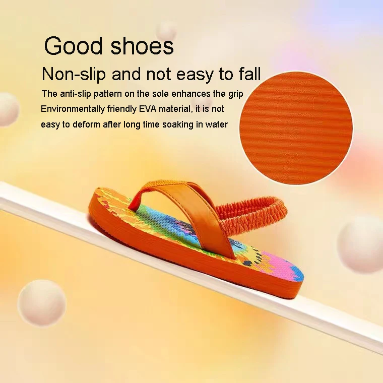 Новинка лета 2021, Нескользящие Симпатичные Мультяшные садовые тапочки для малышей
