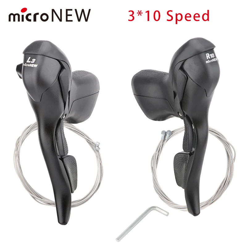 MicroNEW road bike gear lever 3*10 Speed 105 kit R7000 2*10 Speed brake lever dual control lever