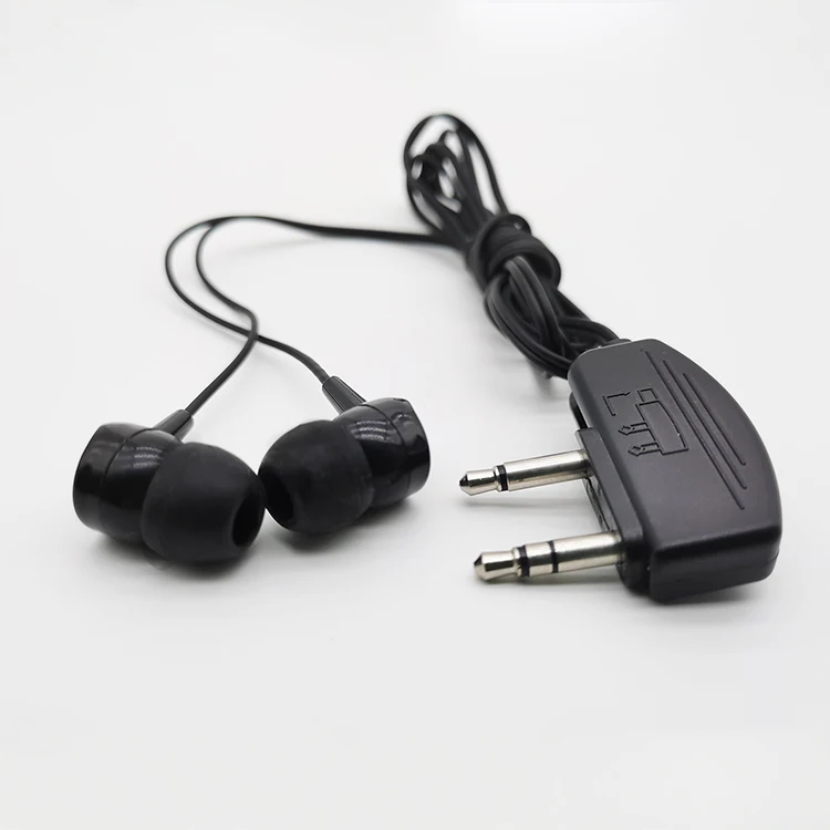 Cheap Disposable Foldable Earphone Headphones Cove Wire Airline Earphone For Airplane Tourist Bus Aviation Phone
