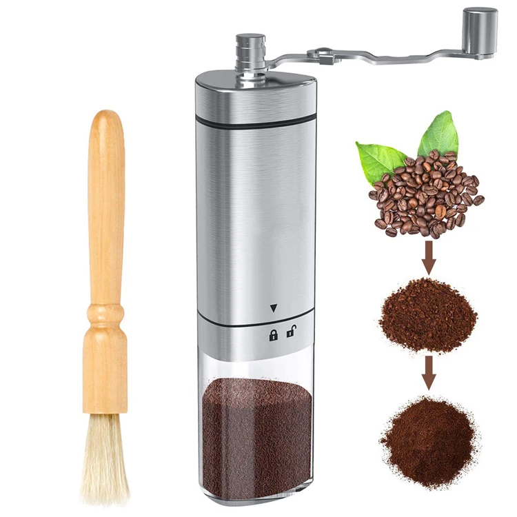 Hot selling New Kitchen tools stainless steel Manual Coffee Grinder small coffee grinders