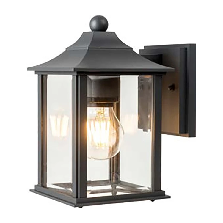 Creative aluminium rectangular waterproof warm lighting outdoor wall light