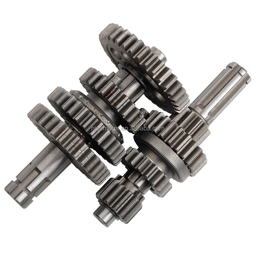 ATV (3+1) 3 forward gears and 1 reverse gear Gearbox Input & Output Shaft For 110cc Pit Dirt Bike Parts