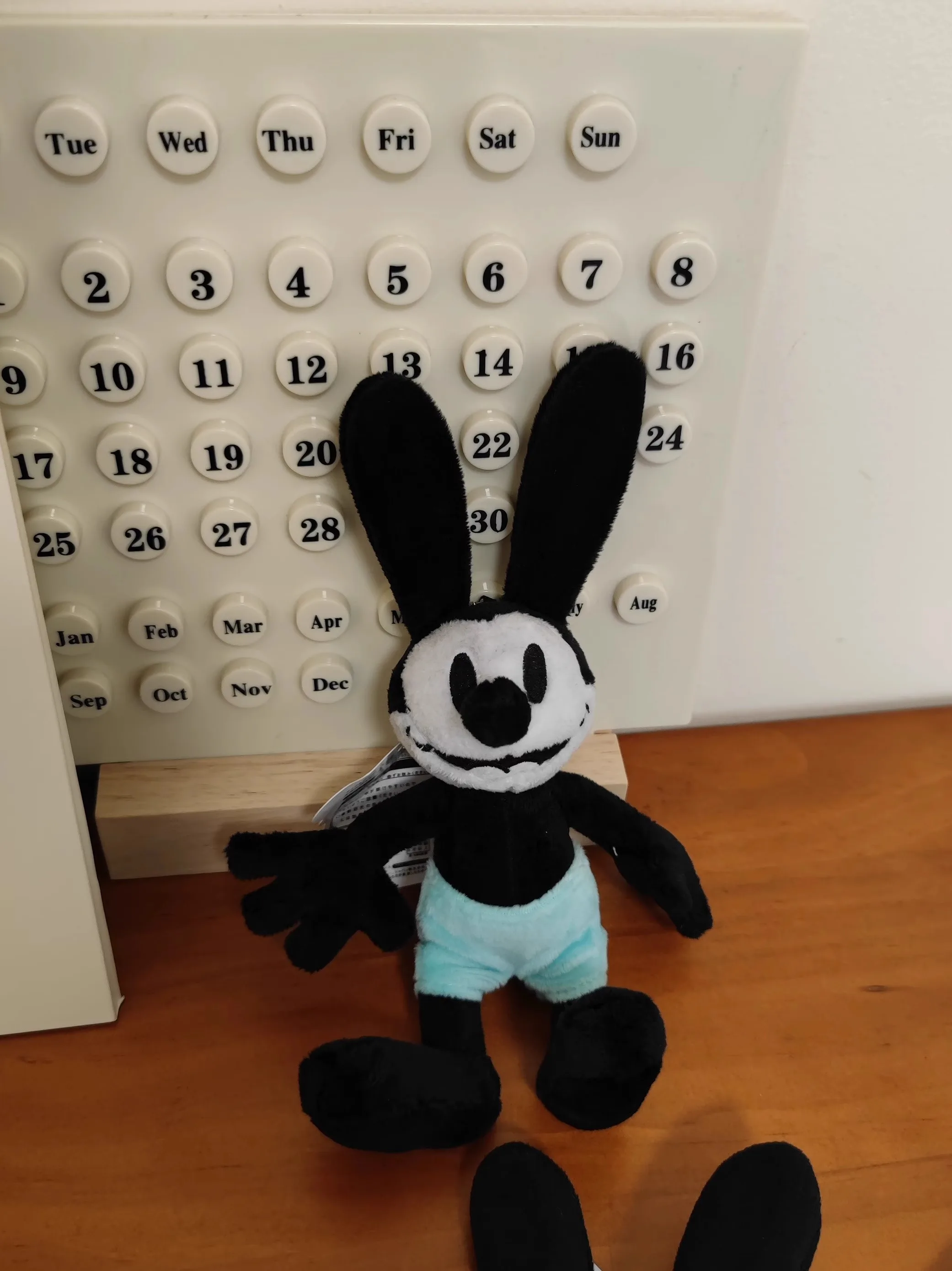 Cute Japanese Oswald Lucky Rabbit Plush Cotton Doll Pendant First Generation Mickey Bag Keychain Small Gift