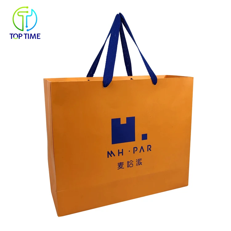 
Fashion Promotional Recycled Shopping Paper Bag Custom Logo 