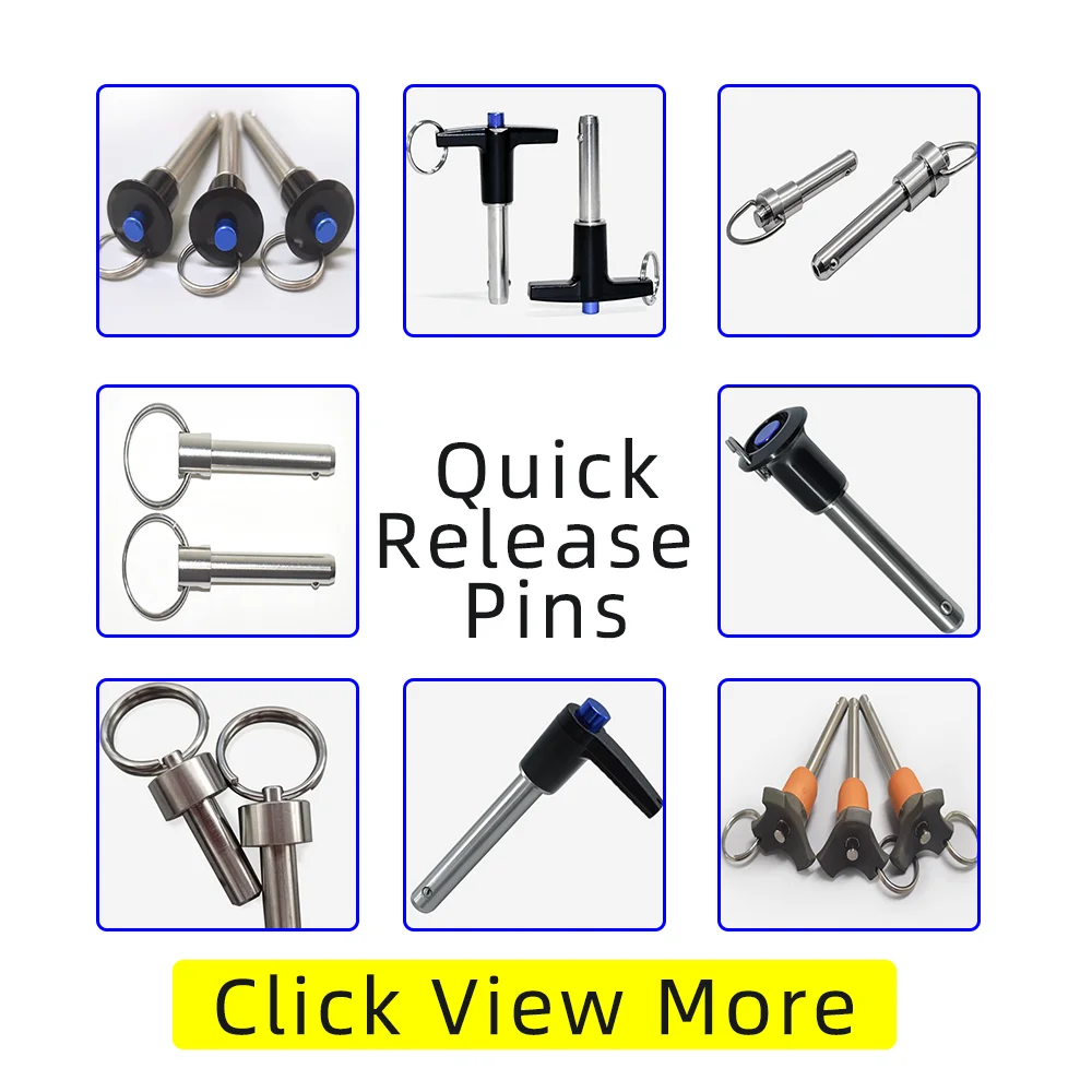Plunger with Pull Ring for Photovoltaic Indexing Spring Plunger With Pull Ring Stainless Steel Retractable Indexing Plungers