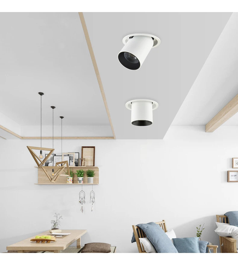 New Arrival Surface Mounted Spot Light Cylinder Aluminium Down Light Adjust For Indoor Lighting