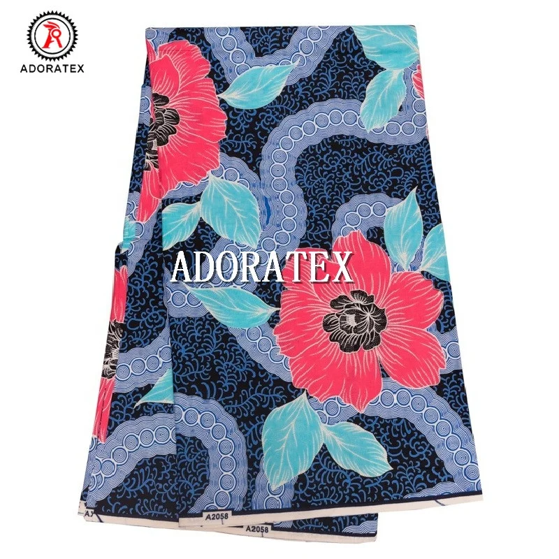 African wax prints fabric high quality wax cotton fabric