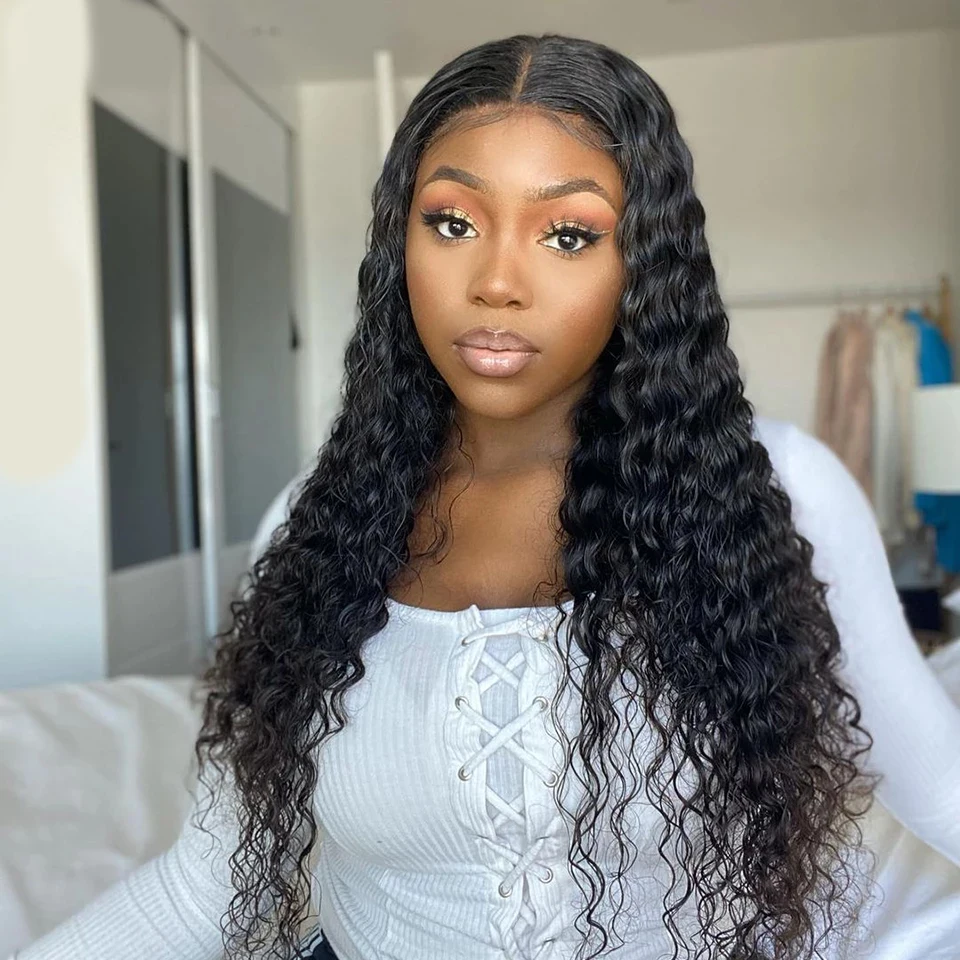 
Низкий минимальный заказ быстрая доставка человеческие волосы перуанский парик hd фронтальный парик с глубокой волной hd кружевом 