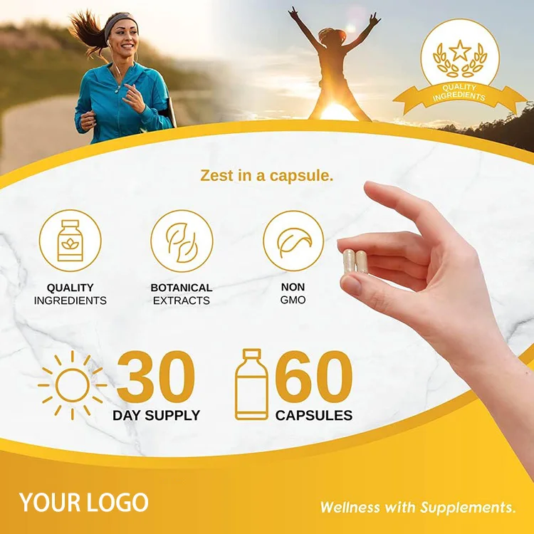 Energy Complex  Caffeine B-Vitamin Complex L-Taurine and Acai.  Supports Everyday Energy Levels & Invigorates The Body and Mind