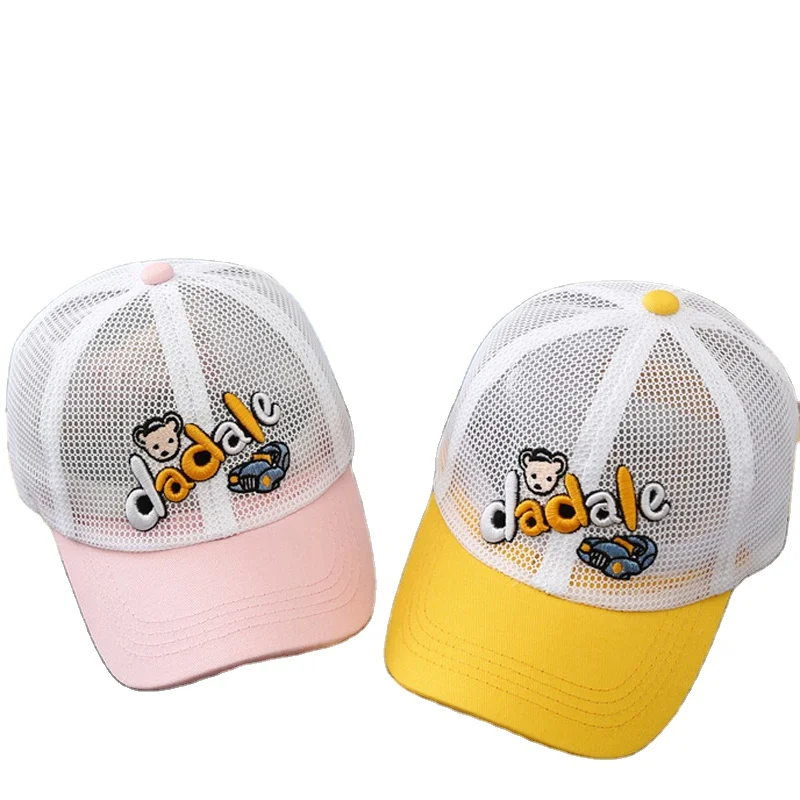 Custom children hats caps foam trucker hat embroidery breathable sweat Wholesale kids trucker hat