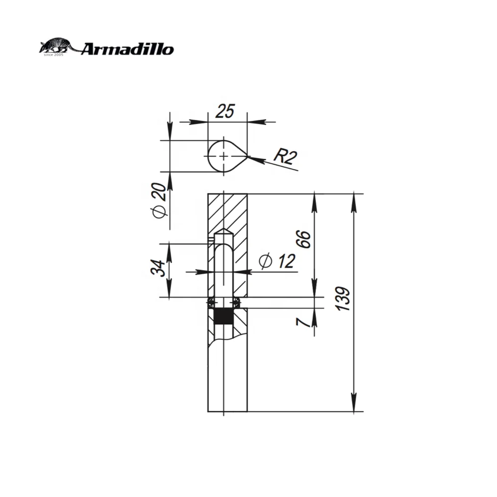 Weld on Door Hinge for Heavy Door Welding Hinge
