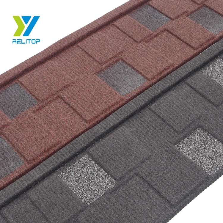 Building material metal roofing sheet design Stone coated roof tile Wood Shake Type roofing in Nigeria