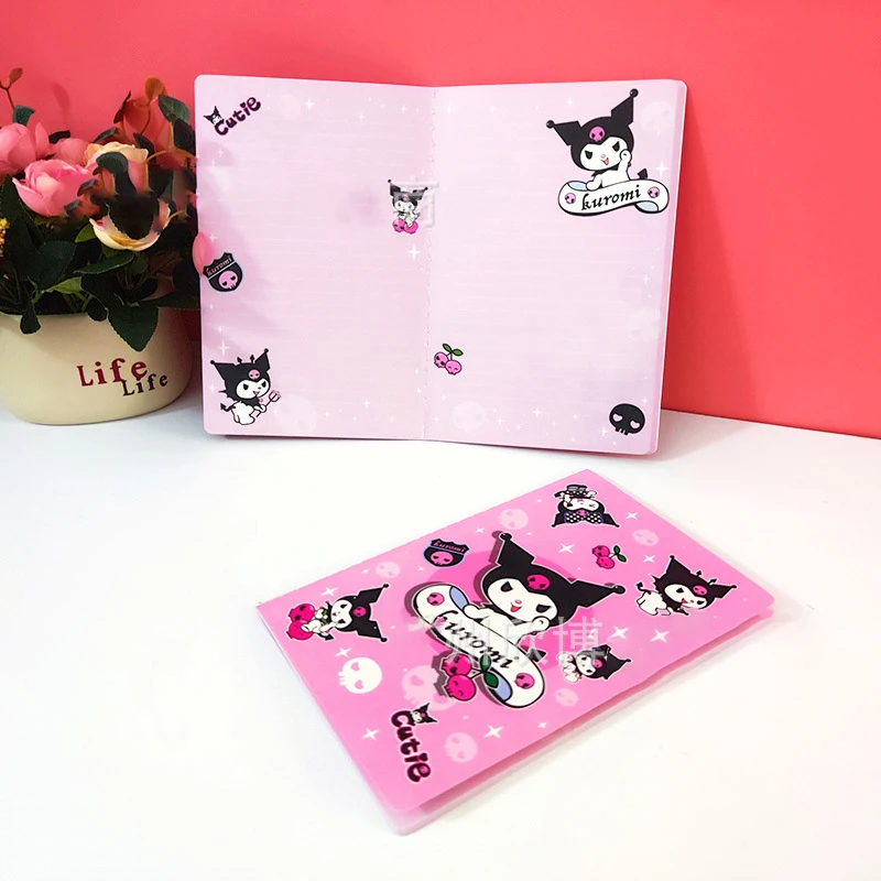 2024 New sanrioed  Stationery cute anime melody kuromi kt kawaii page student school Stationery A5 diary notebook wholesale