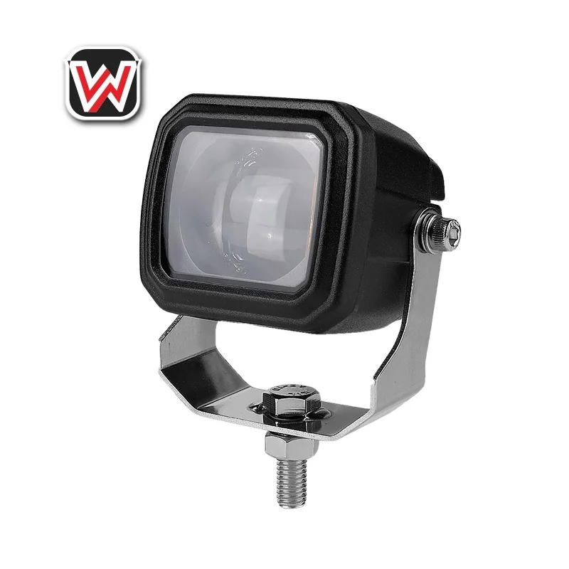 Lift Truck 10W Mini Safety Lamps DC 10-110V LED Red Zone Caution Lights Forklift Safety Warning Light