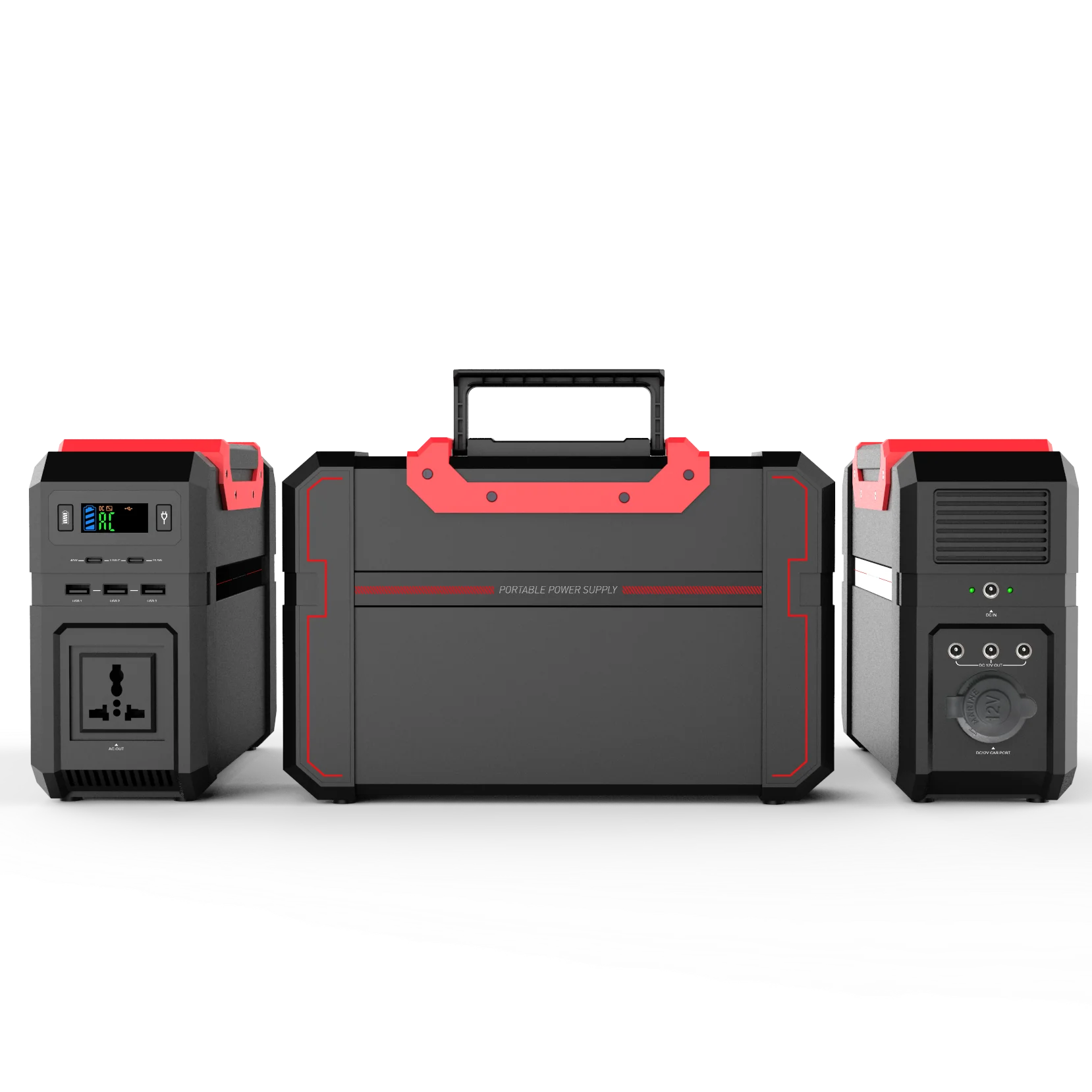 450W Portable Power Station CPAP Battery 444Wh 120000mAh Backup Power Pack Lithium Battery Solar Generator for Outdoor RV Van