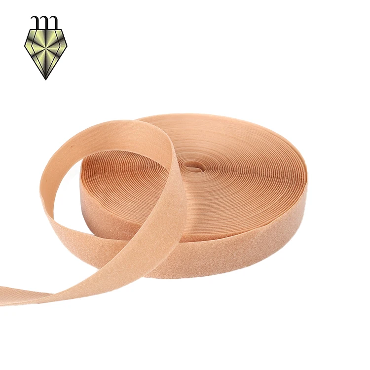 Лучшие продажи красочные крюк и петля полиэстер нейлон липкая задняя сильная липучка крепежная лента