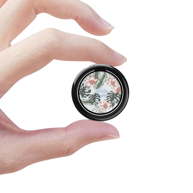 high quality folding mobile phone holders metal flexible lazy logo custom cell phone holder grip 360 smart phone ring holder