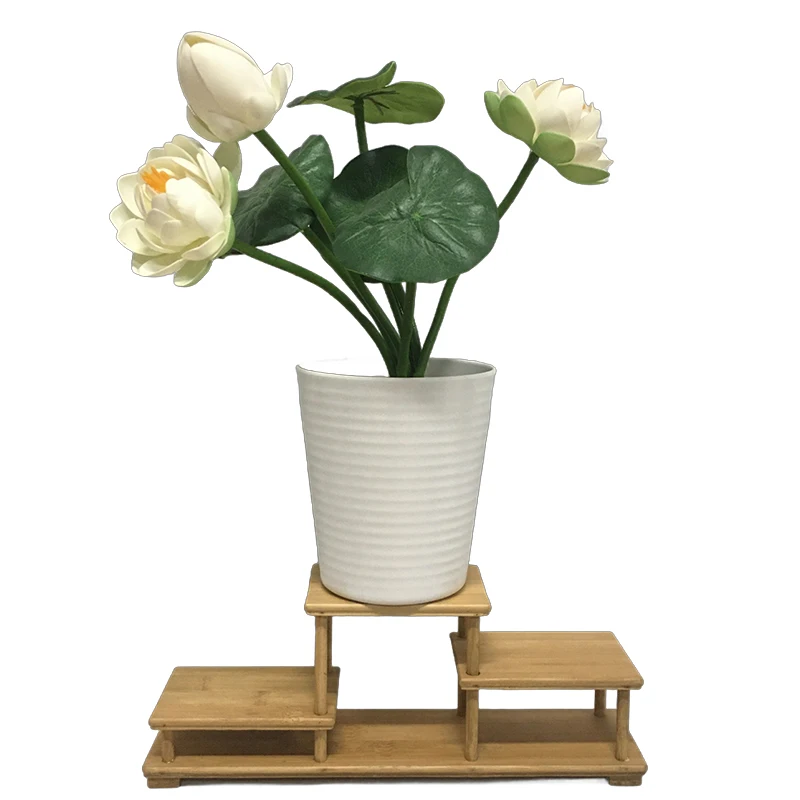 Factory Wholesale New Design Plastic Round Flowerpot Small Flower Plant Pot Succulent Interior Flooring Decoration Bonsai Vase