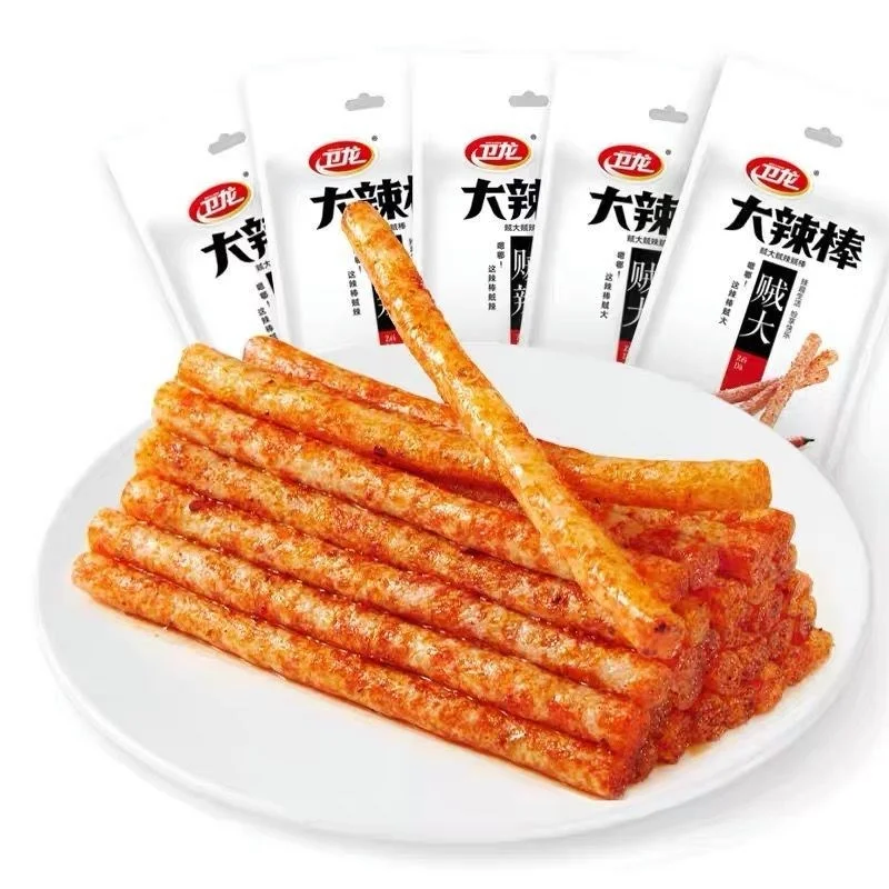 Hot selling Weilong Vegetarian Gluten Big gluten and spicy sticks Net red spicy gluten