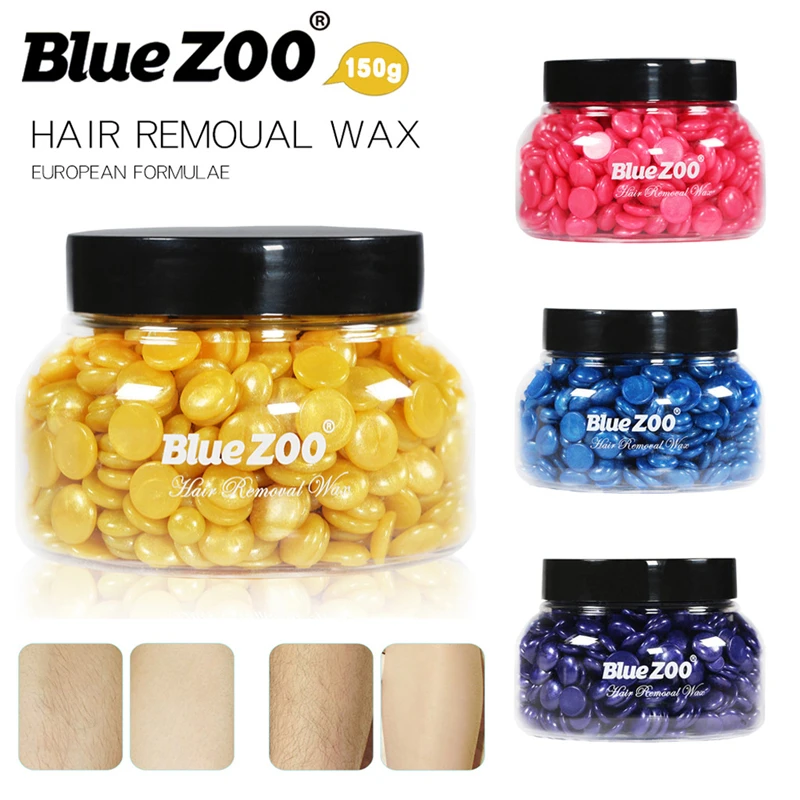 150G Non Stripunkpskullry Hot Fiironard Wax Pellet Profissional Hair Removal Cream OEM Private Hard Wax Beads for Hair Removal