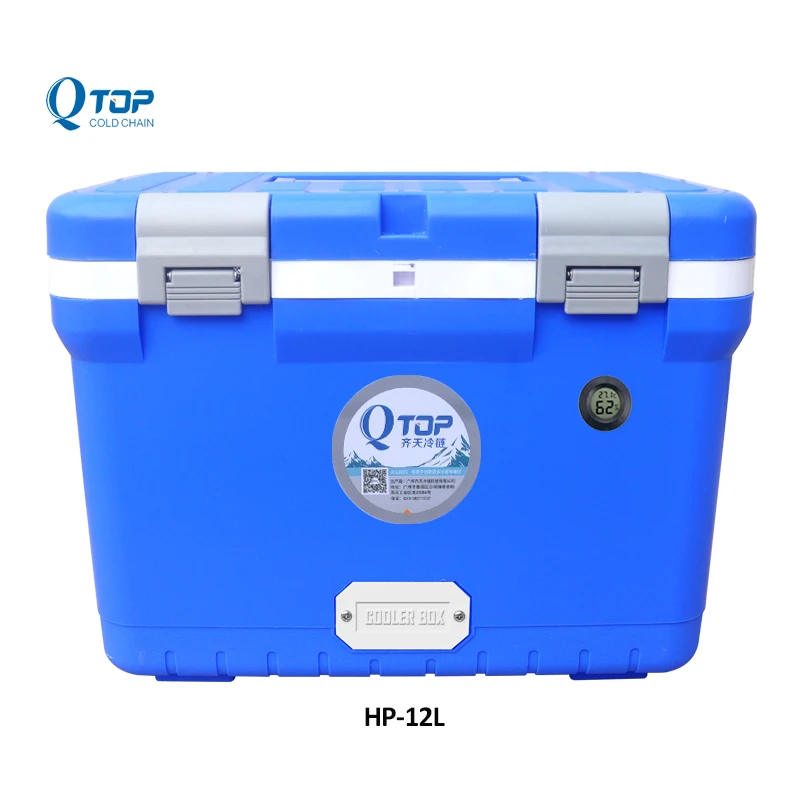 UN2814 injection molding manufacturer 12L medicine transport blood vaccine plastic cooler box