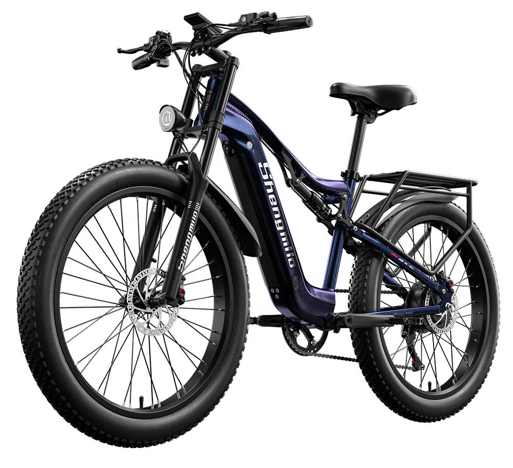 2024 mountain bike electric 500W 48V 17.5AH Fat tire high quality snow adult electric mountain bike