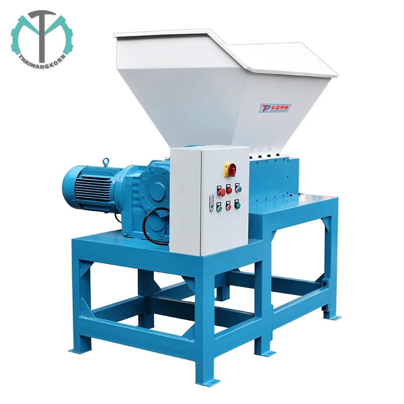 Tyrone 10HP Plastic Shreder Double Shaft Shredder for Board Shoes