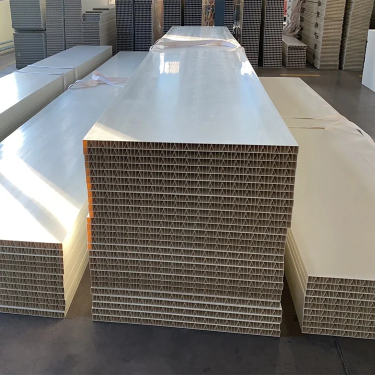 Hollow Flat PVC Wall Panel Ceiling Panel 10-50 mm thick waterproof easy clean acoustic glossy