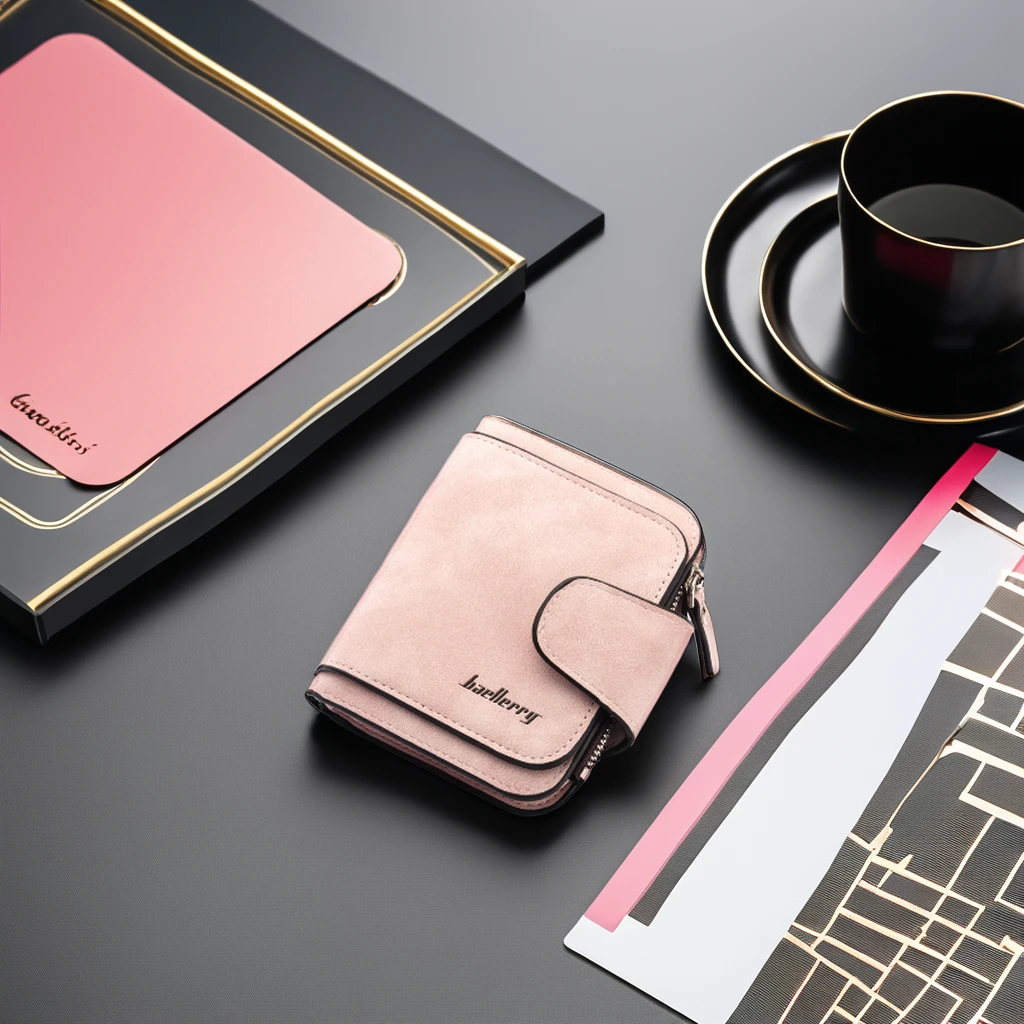 wallet travel vintage mini wallet leather card holder billetera para mujer baratas short Baellerry brand wallets for women