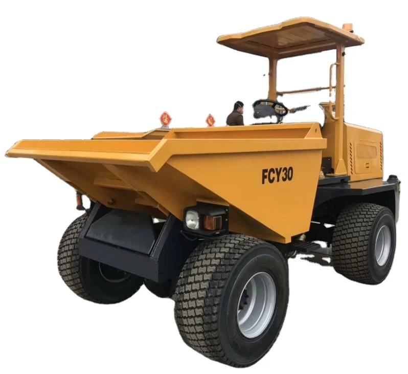 CE Construction mining farm new small concrete dumper / 4x4 wheel mini site dumper 3 ton mining dump truck for sale with CE/EPA